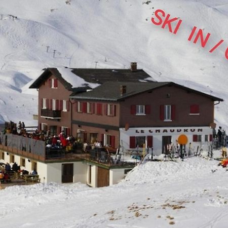 Refuge Le Chaudron Restaurants Lounge & Bar Hotel Champéry Exterior foto